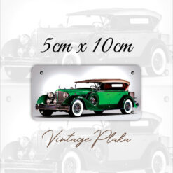 araba vintage küçük magnet plaka