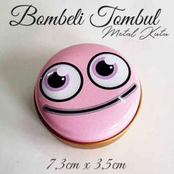 bombeli tombul kutu sevimli ifadeler emoji metal 10