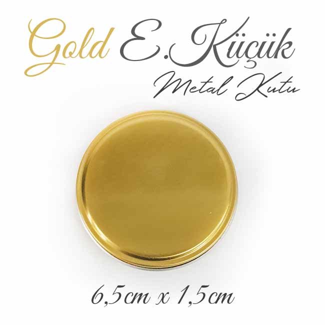 gold küçük metal kutu