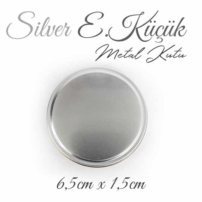 silver küçük metal kutu