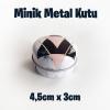 Marble Desenli Minik Metal Kutu