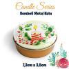 Mum Desenli Bombeli Metal Kutu