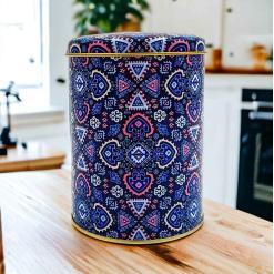 Mandala Desenli 10x13 cm Metal Kutu