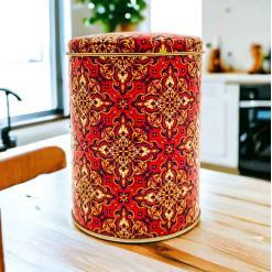 Mandala Desenli 10x13 cm Metal Kutu